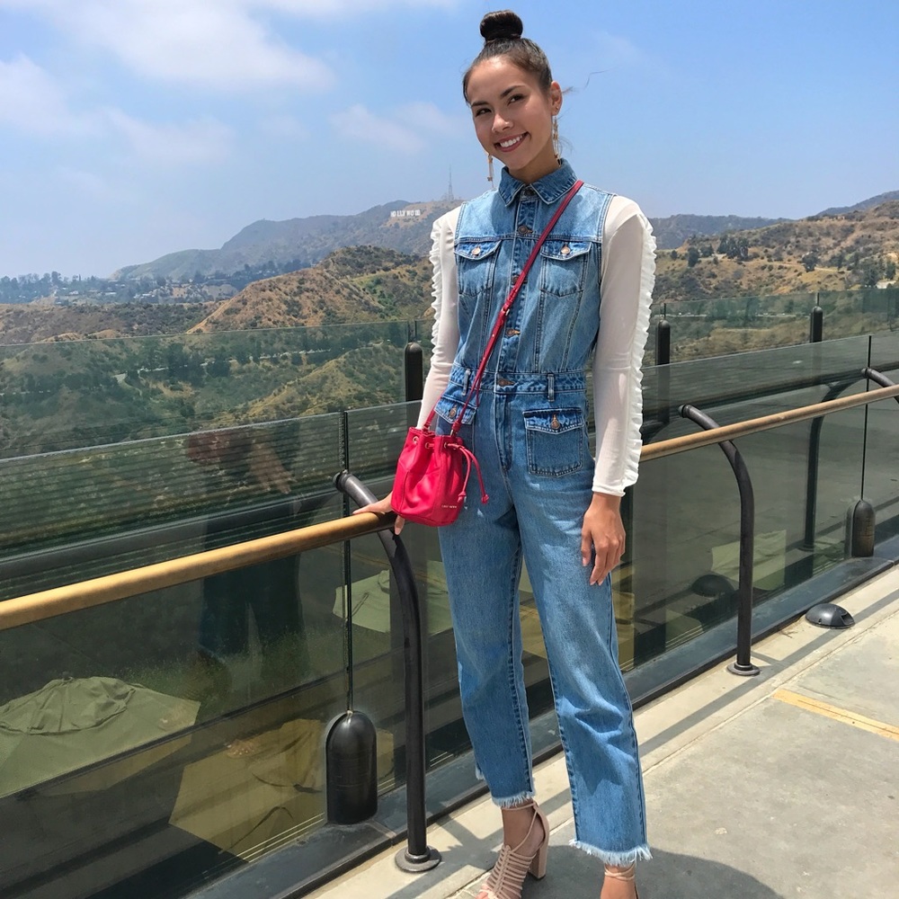 Forever 21 Denim Jumpsuit